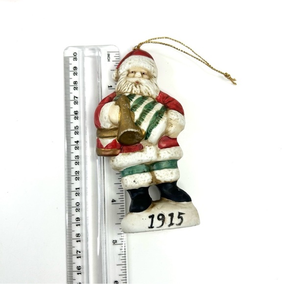 Porcelain Santa Ornament 4.5” Tall Dated 1915 - Picture 3 of 4
